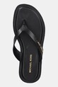 Δερμάτινες σαγιονάρες MICHAEL Michael Kors Koko μαύρο 40S5KOFA1L.001