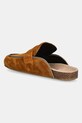 Παπούτσια Παντόφλες σουέτ JW Anderson Biker Loafer LF0071.LA0240.640 καφέ