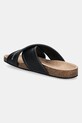 Παπούτσια Δερμάτινες παντόφλες JW Anderson Biker Slide SN0107.LA0268.999 μαύρο