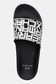 Παντόφλες Armani Exchange μαύρο XUP004.XV679.N814