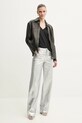 Δερμάτινο μπουφάν Patrizia Pepe 8O0160.L143 μαύρο SS25