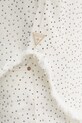 Βαμβακερό μπουφάν Guess W5GN90.D5N91 λευκό