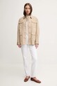 Πουκάμισο μπουφάν Tommy Hilfiger WW0WW45933 μπεζ SS25