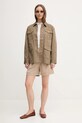 Πουκάμισο μπουφάν Tommy Hilfiger WW0WW45933 πράσινο SS25