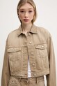 Τζιν μπουφάν Tommy Jeans μπεζ DW0DW20118