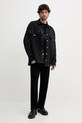 Τζιν μπουφάν Versace Jeans Couture 78GAS454.DW060AG1 μαύρο SS25