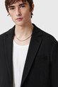 Σακάκι AllSaints BAY M017QC μαύρο SS25