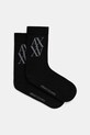 Κάλτσες Armani Exchange ψηλές κάλτσες μαύρο XW000914.AF13661