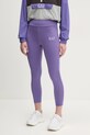 Κολάν προπόνησης EA7 Emporio Armani με ελαστάν μωβ AF12627.7W000239