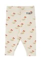 Κολάν μωρών Tinycottons DUCKS BABY RIB PANT στάμπα μπεζ SS25.360