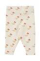 Κολάν μωρών Tinycottons DUCKS BABY RIB PANT SS25.360 μπεζ SS25