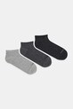 Κάλτσες Calvin Klein 3-pack κοντές κάλτσες γκρί 701233831