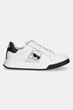 Παιδικά δερμάτινα αθλητικά παπούτσια Karl Lagerfeld Z30380.30.35 λευκό SS25