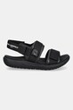 Παιδικά δερμάτινα σανδάλια Karl Lagerfeld Z30382.36.39 μαύρο SS25