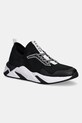 Παπούτσια Guess GAXTIN συνθετικό μαύρο FLPGAX.FAB12.BLACK