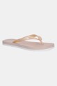 Σαγιονάρες Calvin Klein Jeans THONG+ TPU METALLIC φλατ ροζ YW0YW01720