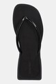 Σαγιονάρες Calvin Klein Jeans SQ LOW WEDGE SANDAL STITCH μαύρο YW0YW01716