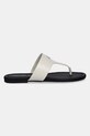 Σαγιονάρες Calvin Klein Jeans FLAT SANDAL TOEPOST MG YW0YW01691 μπεζ SS25