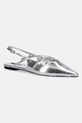 Μπαλαρίνες Steve Madden Cianna ανοιχτή φτέρνα ασημί SM11003709.SCK