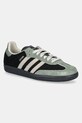 Σουέτ αθλητικά παπούτσια adidas Originals Samba OG W φλατ μαύρο JI2680