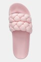 Παντόφλες Tommy Jeans BRAIDED SLIDE ροζ EN0EN02764