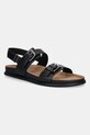Δερμάτινα σανδάλια Vagabond Shoemakers EFFIE φλατ μαύρο 5922.201.20
