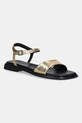Δερμάτινα σανδάλια Vagabond Shoemakers IZZY φλατ χρυσαφί 5913.083.81