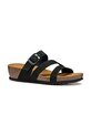 Παντόφλες σουέτ Geox D NEW STHELLAE D551AA.00032.C9999 μαύρο SS25