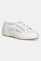 Πάνινα παπούτσια Superga MESH φλατ λευκό S2135GW.001