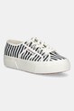 Πάνινα παπούτσια Superga STRIPES PRINT φλατ σκούρο μπλε S2136YW.AD5