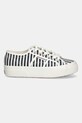 Πάνινα παπούτσια Superga STRIPES PRINT S2136YW.AD5 σκούρο μπλε SS25
