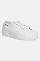 Πάνινα παπούτσια Superga PLATFORM LEGGERA φλατ λευκό S2142ZW.901