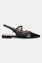 Δερμάτινες μπαλαρίνες Pretty Ballerinas Yvette 52136.A.9331 μαύρο SS25