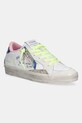 Δερμάτινα αθλητικά παπούτσια Crime London SK8 DELUXE φλατ λευκό 20101PP7