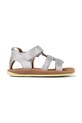 Παιδικά δερμάτινα σανδάλια Camper Bicho FW K800628 ασημί SS25