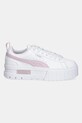 Παιδικά δερμάτινα αθλητικά παπούτσια Puma Mayze Lth Jr 384527 ροζ SS25