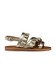 Παιδικά δερμάτινα σανδάλια Geox EOLIE J55BSB.00044.28.35 χρυσαφί SS25