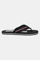 Σαγιονάρες Tommy Hilfiger CORPORATE HILFIGER BEACH SANDAL FM0FM05436 μαύρο SS25