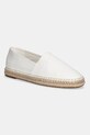 Εσπαντρίγιες Calvin Klein ESPADRILLE CV LOGO Planet friendly λευκό HM0HM01808