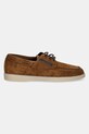 Σουέτ κλειστά παπούτσια Giuseppe Zanotti Berth EU50002.009 καφέ SS25