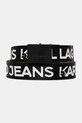 Αναστρέψιμη ζώνη Karl Lagerfeld Jeans μαύρο A1M33131