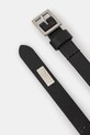 Δερμάτινη ζώνη MM6 Maison Margiela SA5TP0014.P7258 μαύρο SS25