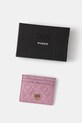 Αξεσουάρ Δερμάτινη θήκη για κάρτες Pinko 103762.A1YB μωβ