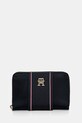Πορτοφόλι Tommy Hilfiger υφασμάτινο σκούρο μπλε AW0AW17268