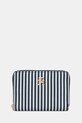 Πορτοφόλι Tommy Hilfiger υφασμάτινο σκούρο μπλε AW0AW17270
