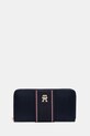 Πορτοφόλι Tommy Hilfiger υφασμάτινο σκούρο μπλε AW0AW17271