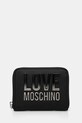 Πορτοφόλι Love Moschino απομίμηση λείου δέρματος μαύρο JC5732PP0MKD000B