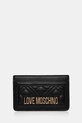 Πορτοφόλι Love Moschino απομίμηση λείου δέρματος μαύρο JC5659PP0MLA0000