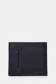 Δερμάτινο πορτοφόλι Barbour Lossie Leather Billfold Wallet λείο δέρμα σκούρο μπλε MLG0071