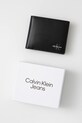 Δερμάτινο πορτοφόλι Calvin Klein Jeans μαύρο LV04G1013G